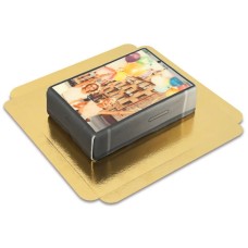 Photo cake with smartphone frame (Small (20 x 14 cm (6-8 Pieces)))
