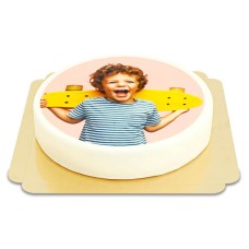 Round photo cake (Small (18 cm(6-8 pieces)))