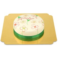 Cake with cake pens (Small (18 cm(6-8 pieces)))