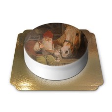 The farm elf, the horse and the cat - Jan Bergerlind (Large (36 cm(41 pieces)))