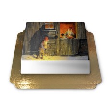 Farm Santa comes to visit - Jan Bergerlind (Small (20 × 14 cm(6-8 pieces)))