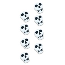 Sugar decoration, skull (8 pcs)