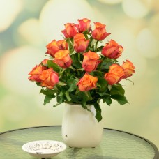 Red and orange roses (Medium)
