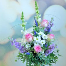 Romantic bouquet of flowers from English Garden
