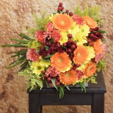 Orange autumn bouquet