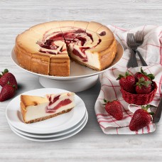 Strawberry Swirl Cheesecake - 9 Inch