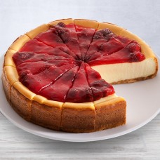 NY Strawberry Topped Cheesecake - 9 Inch