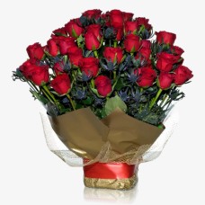 Gorgeous Red Roses (12 Stems)
