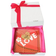 Red Heart Valentines Biscuit