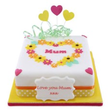 Flower & Hearts Cake