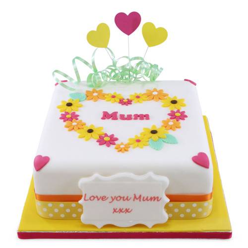 Flower & Hearts Cake