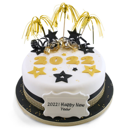 Happy New Year Cake (10 Inch Serves 40)