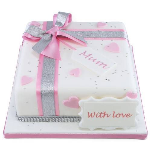 Parcel of Hearts Cake (8 inch Serves 20)