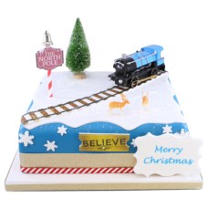 Santa Express Cake (10 Inch Serves 40)