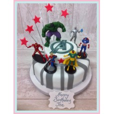 The Avengers Cake
