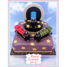 Trains Birthday Cake