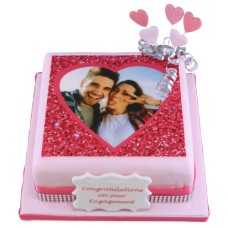 Valentine Photo Cake (8 Inch Serves 20)