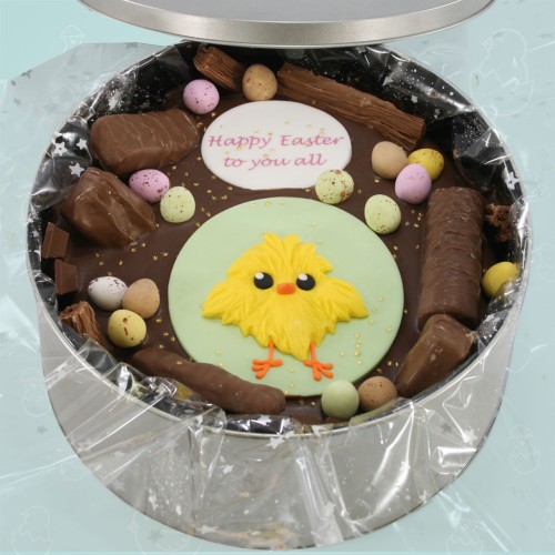 Easter Chick Cake In-A-Tin