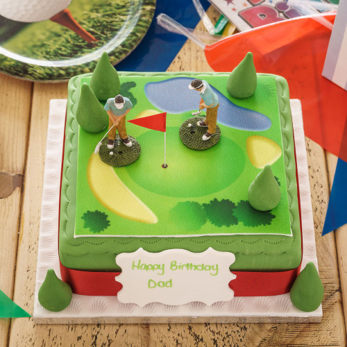 Golf Birthday Cake (8 inch Serves 20)