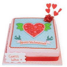 Valentine's Day Cake (10 inch Serves 40)