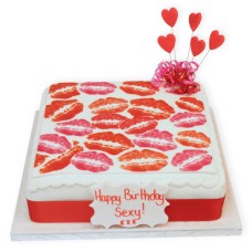 Love and Kisses Cake (8 inch Serves 20)