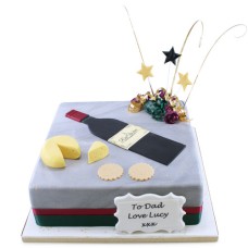 Wine and Cheese Cake (8 inch Serves 20)