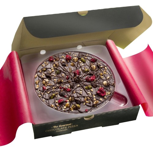 Decadent Dark - 70% cocoa dark chocolate pizza â„¢