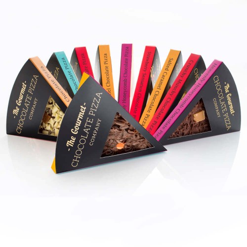 Gourmet Chocolate Pizza Slices - individually wrapped(4 Pcs)