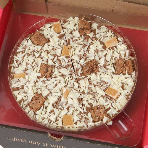 Crunchy Munchy - topped with vanilla fudge and chocolate brownie biscuits â„¢
