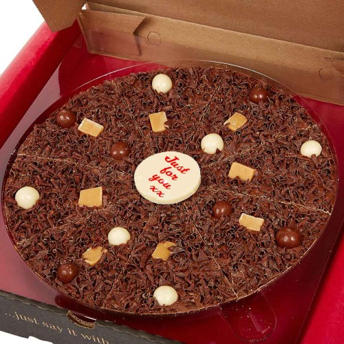 Personalised Chocolate Pizza Gifts - add your own message (7
