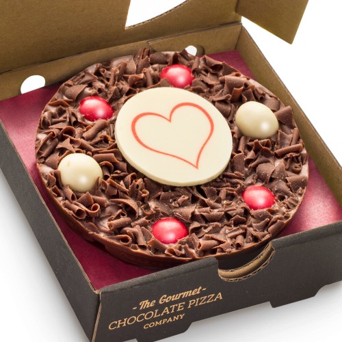 Love Mini Chocolate Pizza - a sweet treat for loved ones