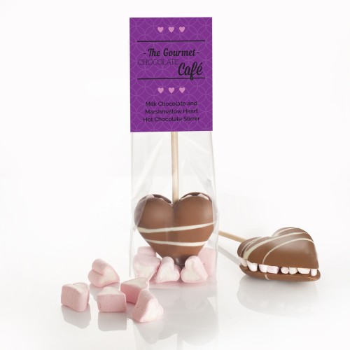 Heart Hot Chocolate stirrer - enjoy!