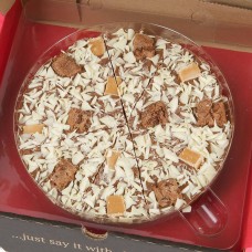 Crunchy Munchy - Topped With Vanilla Fudge And Chocolate Brownie Biscuits ™ (7" Pizza)