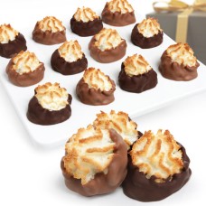 Belgian Chocolate Dipped Macaroons