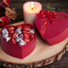 Valentines Special- Heart box with 27 milk chocolate hearts