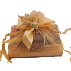Netted Large Hamper with chocolates, cookies, dry fruits and candle
