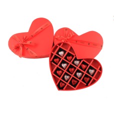 Valentines Day Special Heart Box Medium With 14 Milk Chooclate Hearts