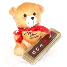 Teddy With I Love You Chocolate Bar